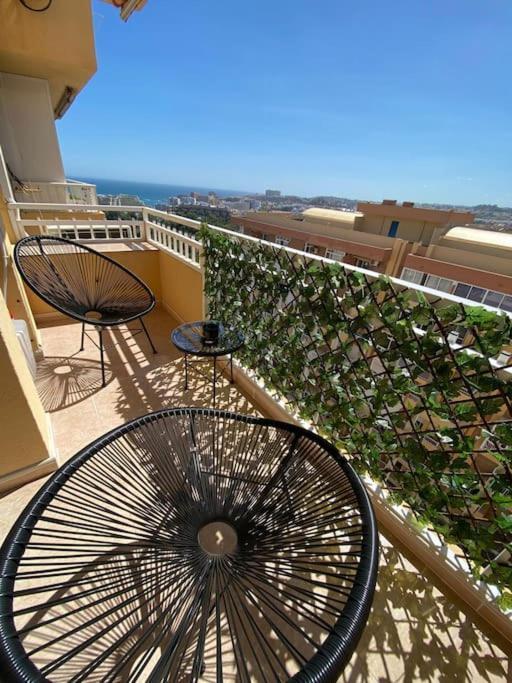 Apt Con Espectacular Vista, Piscinas, Recep 24 Hs Benalmádena Exteriör bild